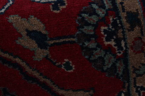 Tabriz Red Runner Hand Knotted 26 X 511  Area Rug 250-25781 Image 7