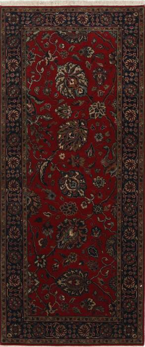 Tabriz Red Runner Hand Knotted 26 X 511  Area Rug 250-25781 Image 0