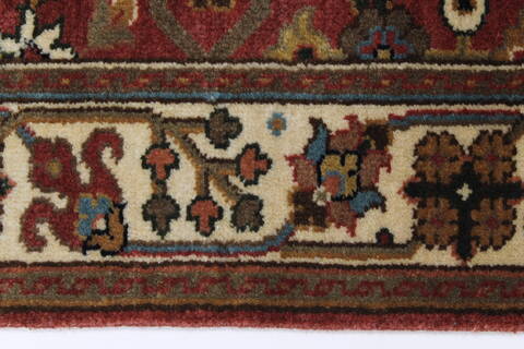 Semnan Beige Runner Hand Knotted 21 X 510  Area Rug 250-25784 Image 1