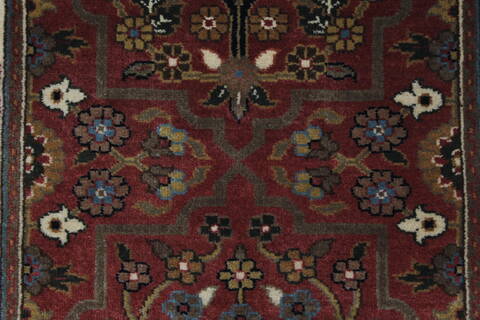 Semnan Beige Runner Hand Knotted 21 X 510  Area Rug 250-25784 Image 2