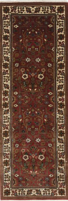 Semnan Beige Runner Hand Knotted 21 X 510  Area Rug 250-25784 Image 0