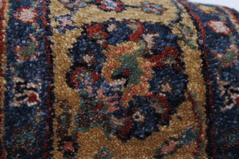 Tabriz Brown Runner Hand Knotted 26 X 511  Area Rug 250-25793 Image 10