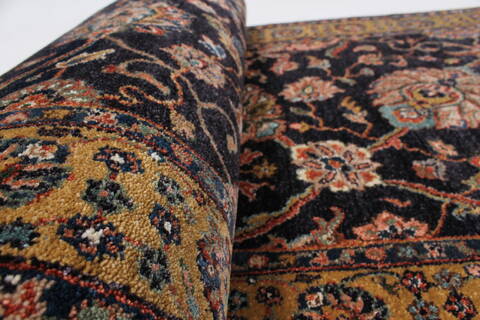 Tabriz Brown Runner Hand Knotted 26 X 511  Area Rug 250-25793 Image 11