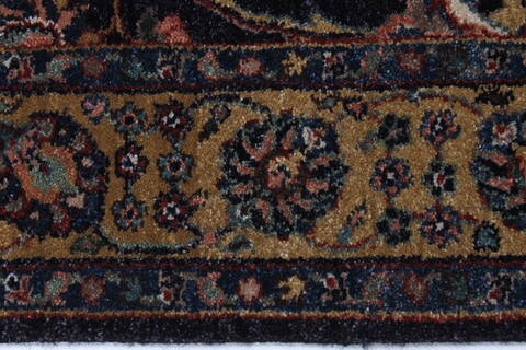 Tabriz Brown Runner Hand Knotted 26 X 511  Area Rug 250-25793 Image 3