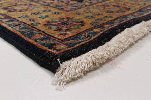 Tabriz Brown Runner Hand Knotted 26 X 511  Area Rug 250-25793 Image 6