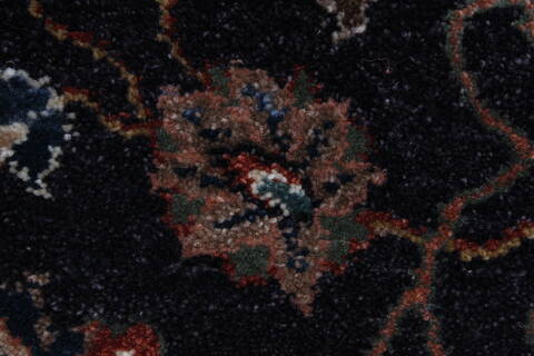 Tabriz Brown Runner Hand Knotted 26 X 511  Area Rug 250-25793 Image 9