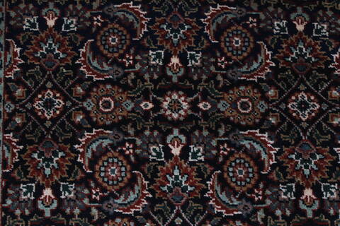 Herati Brown Hand Knotted 27 X 510  Area Rug 250-25804 Image 4