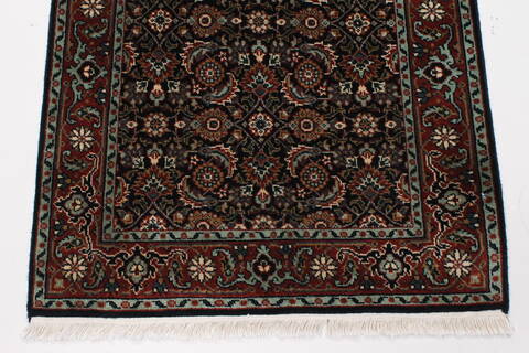 Herati Brown Hand Knotted 27 X 510  Area Rug 250-25804 Image 5