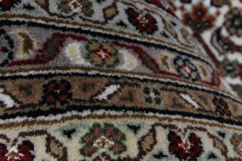 Mahi Beige Hand Knotted 87 X 119  Area Rug 250-25809 Image 6