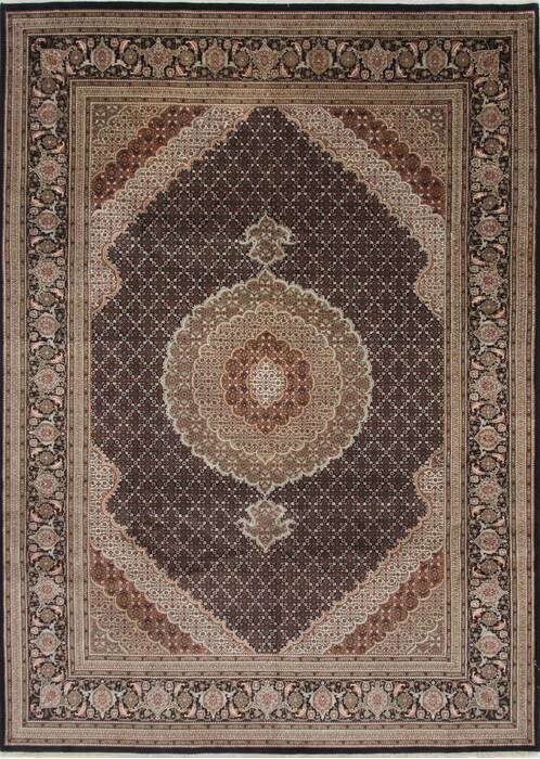 Mahi Black Hand Knotted 82 X 114  Area Rug 250-25824 Image 0