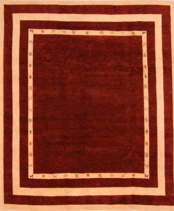 Gabbeh Brown Hand Knotted 84 X 910  Area Rug 100-25825 Image 0