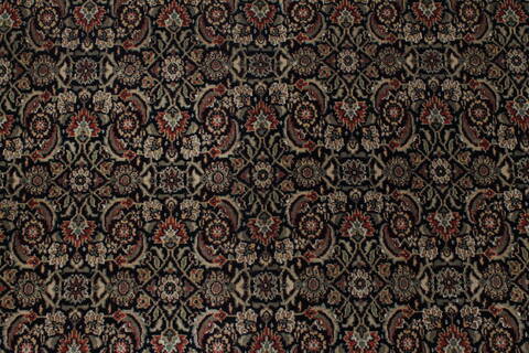 Herati Beige Hand Knotted 90 X 115  Area Rug 250-25827 Image 3