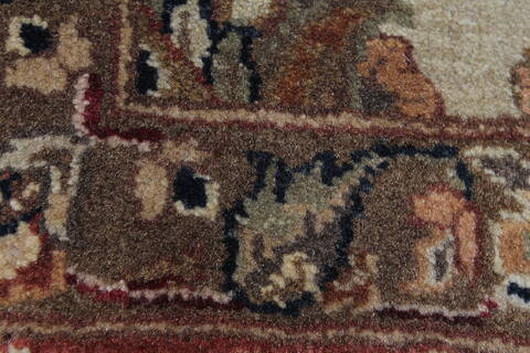 Kashmar Beige Hand Knotted 90 X 120  Area Rug 250-25829 Image 10