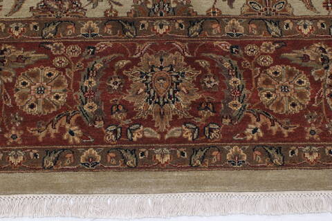 Kashmar Beige Hand Knotted 90 X 120  Area Rug 250-25829 Image 2