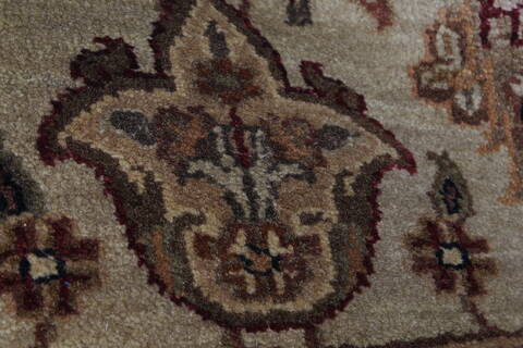 Kashmar Beige Hand Knotted 90 X 120  Area Rug 250-25829 Image 8
