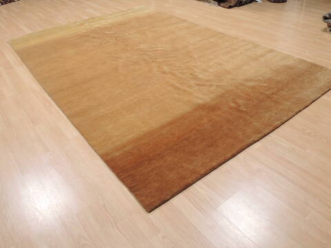 Gabbeh Beige Hand Knotted 65 X 910  Area Rug 100-25833 Image 8