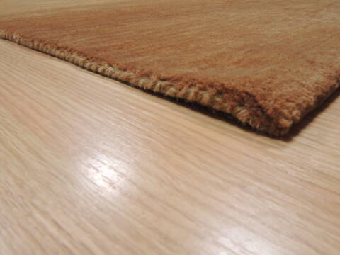 Gabbeh Beige Hand Knotted 65 X 910  Area Rug 100-25833 Image 7