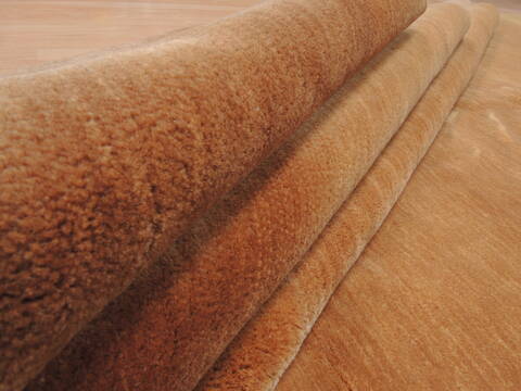 Gabbeh Beige Hand Knotted 65 X 910  Area Rug 100-25833 Image 5