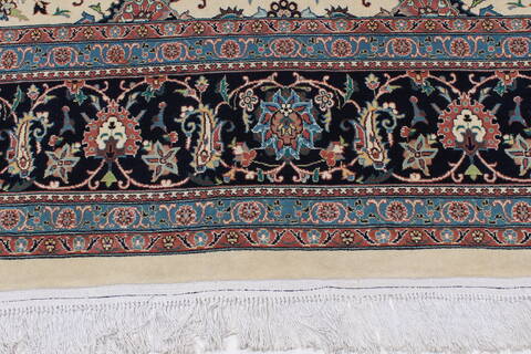 Pishavar Beige Hand Knotted 811 X 122  Area Rug 250-25834 Image 3