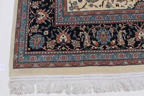 Pishavar Beige Hand Knotted 811 X 122  Area Rug 250-25834 Image 5