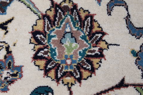 Pishavar Beige Hand Knotted 811 X 122  Area Rug 250-25834 Image 7