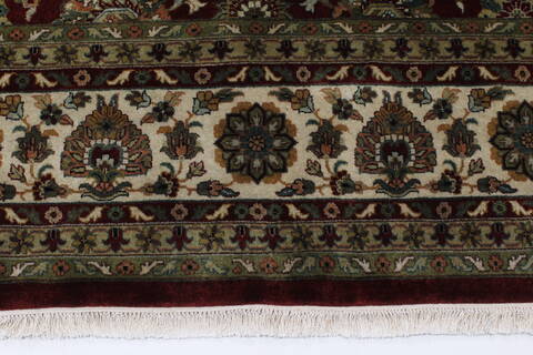 Kashmar Beige Hand Knotted 811 X 119  Area Rug 250-25843 Image 2
