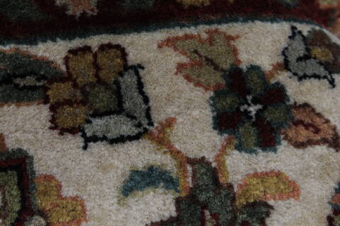 Kashmar Beige Hand Knotted 811 X 119  Area Rug 250-25843 Image 8