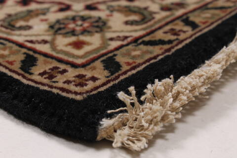 Herati Beige Hand Knotted 27 X 56  Area Rug 250-25861 Image 5