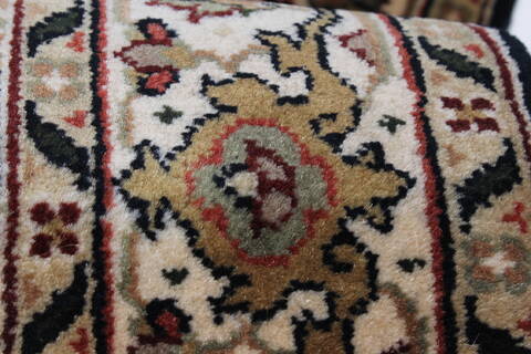 Herati Beige Hand Knotted 27 X 56  Area Rug 250-25861 Image 8