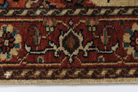 Serapi White Runner Hand Knotted 27 X 511  Area Rug 250-25876 Image 3