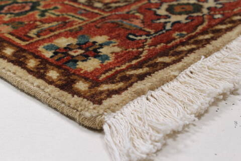 Serapi White Runner Hand Knotted 27 X 511  Area Rug 250-25876 Image 6