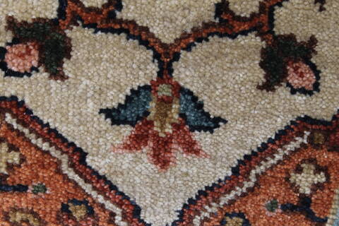 Serapi White Runner Hand Knotted 27 X 511  Area Rug 250-25876 Image 7
