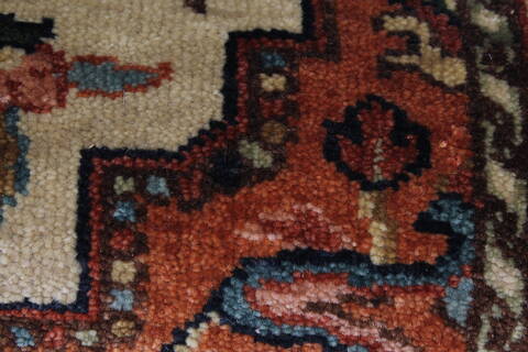 Serapi White Runner Hand Knotted 27 X 511  Area Rug 250-25876 Image 8