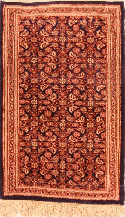 Ziegler Orange Hand Knotted 18 X 27  Area Rug 100-25879 Image 0