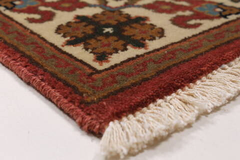 Semnan Beige Runner Hand Knotted 20 X 510  Area Rug 250-25891 Image 5