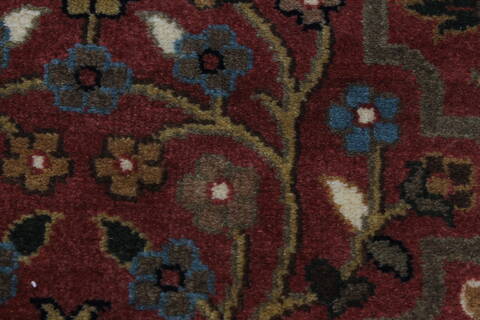 Semnan Beige Runner Hand Knotted 20 X 510  Area Rug 250-25891 Image 6