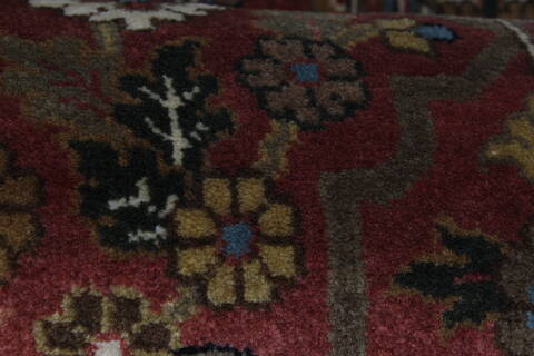 Semnan Beige Runner Hand Knotted 20 X 510  Area Rug 250-25891 Image 7