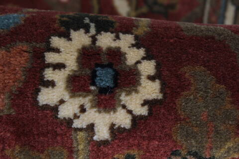 Semnan Beige Runner Hand Knotted 20 X 510  Area Rug 250-25891 Image 8