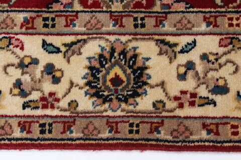 Isfahan Red Runner Hand Knotted 28 X 61  Area Rug 250-25893 Image 3