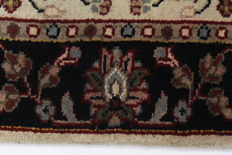Kashmar Beige Runner Hand Knotted 29 X 60  Area Rug 250-25898 Image 2