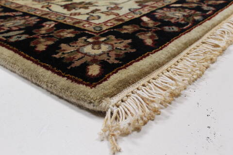Kashmar Beige Runner Hand Knotted 29 X 60  Area Rug 250-25898 Image 5