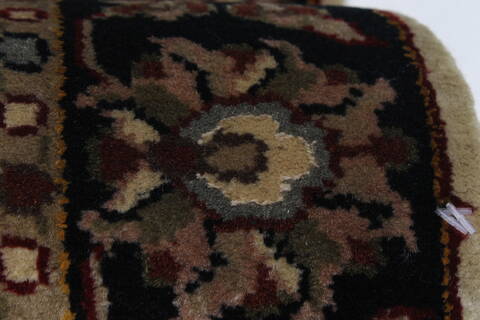 Kashmar Beige Runner Hand Knotted 29 X 60  Area Rug 250-25898 Image 9