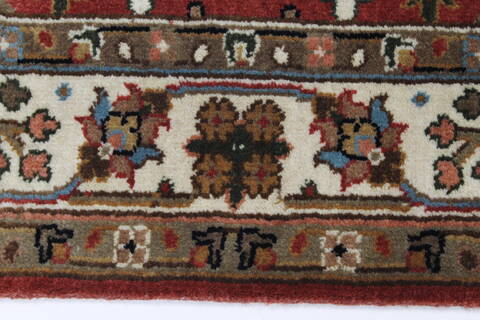 Kashmar Beige Runner Hand Knotted 26 X 59  Area Rug 250-25900 Image 2