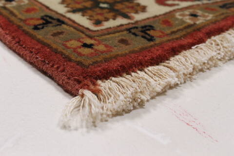 Kashmar Beige Runner Hand Knotted 26 X 59  Area Rug 250-25900 Image 5