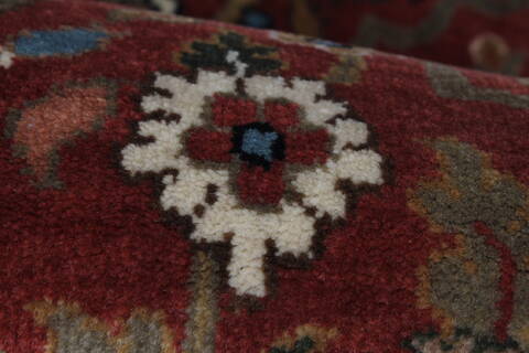 Kashmar Beige Runner Hand Knotted 26 X 59  Area Rug 250-25900 Image 6