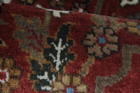 Kashmar Beige Runner Hand Knotted 26 X 59  Area Rug 250-25900 Image 7