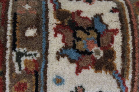 Kashmar Beige Runner Hand Knotted 26 X 59  Area Rug 250-25900 Image 8