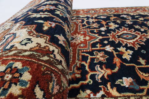 Serapi Blue Runner Hand Knotted 25 X 511  Area Rug 250-25908 Image 10