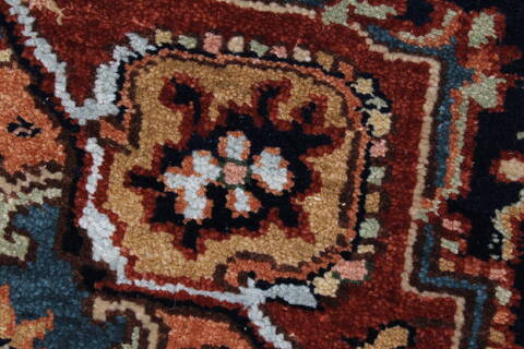 Serapi Blue Runner Hand Knotted 25 X 511  Area Rug 250-25908 Image 6