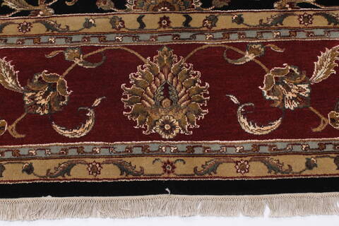 Kashmir Beige Hand Knotted 811 X 1110  Area Rug 250-25932 Image 2